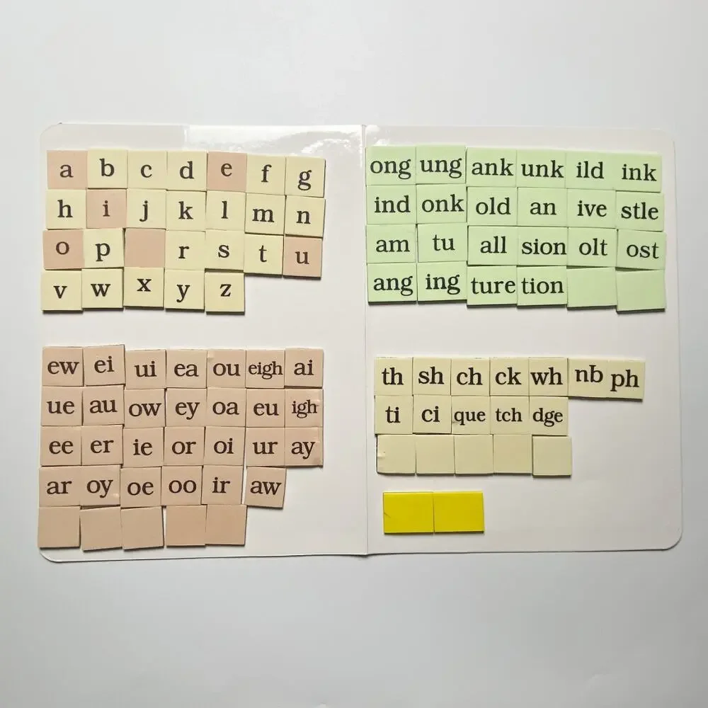 Wilson Magnetic Journal Phonics Letter Tiles